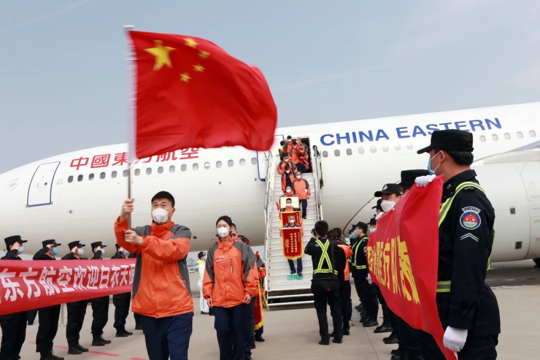 凱旋！西安國際醫(yī)學中心醫(yī)院支援湖北醫(yī)療隊回家